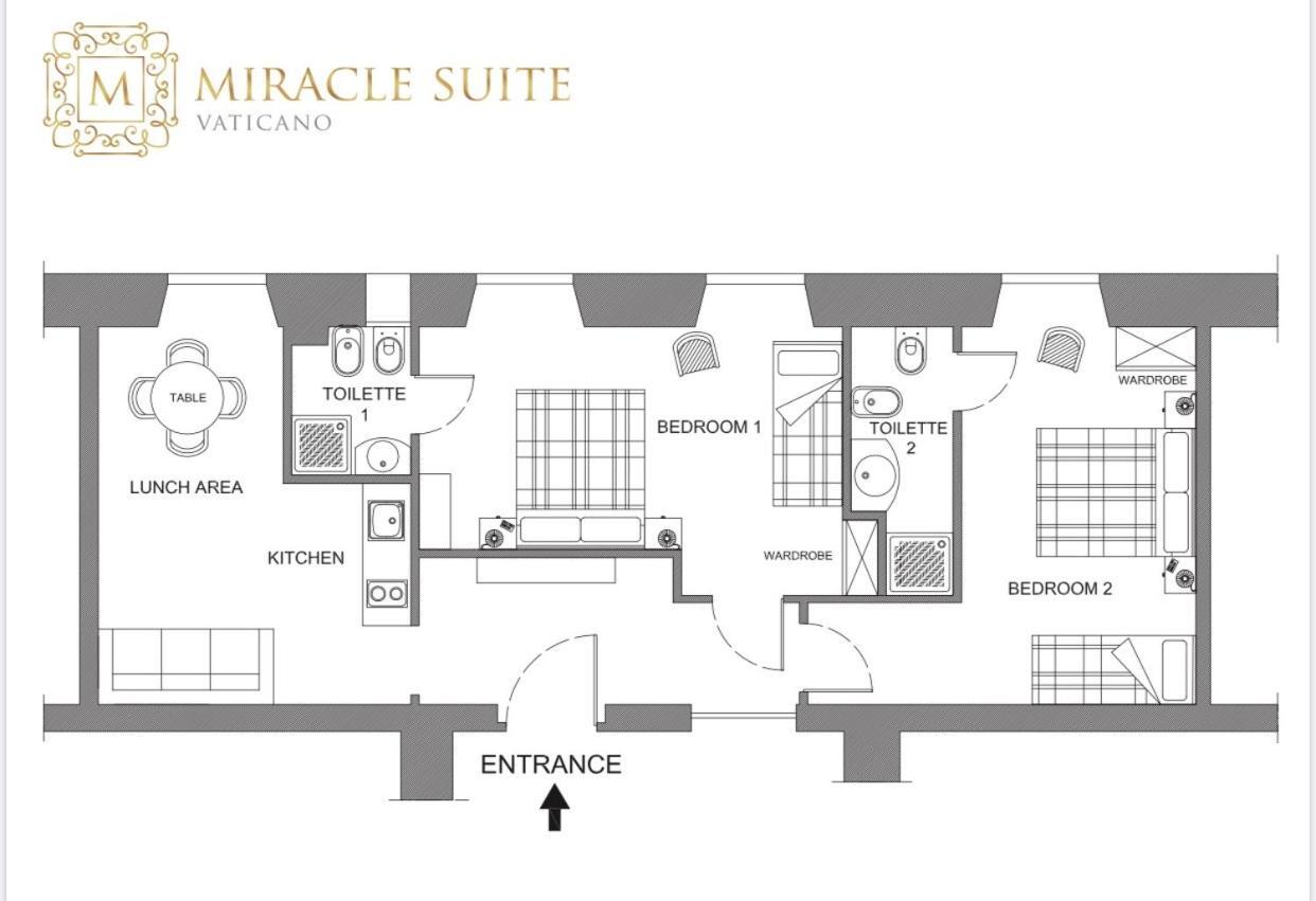 Vatican Miracle Suite โรม ภายนอก รูปภาพ